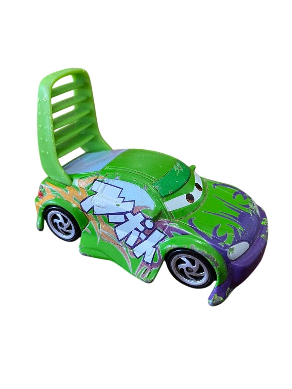 DISNEY Pixar Cars Wingo Green Tuner Gang Large Wing Diecast Toy Car
